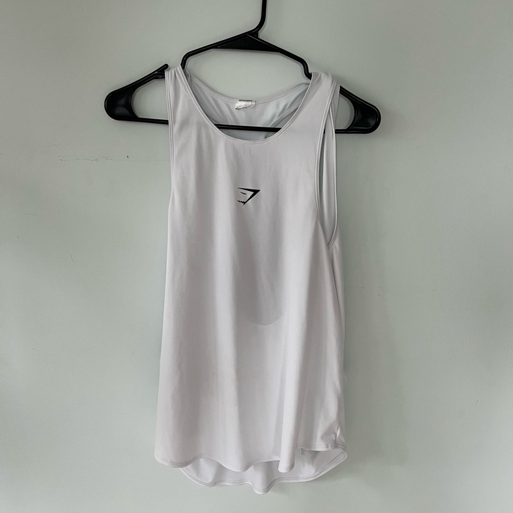 XS White Gymshark Tank